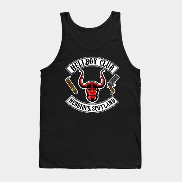 Hellboy Club Tank Top by Alema Art